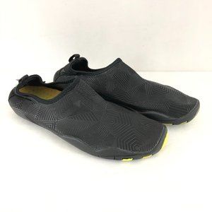 Fantiny Womens Water Shoes Fabric Slip On Black 7